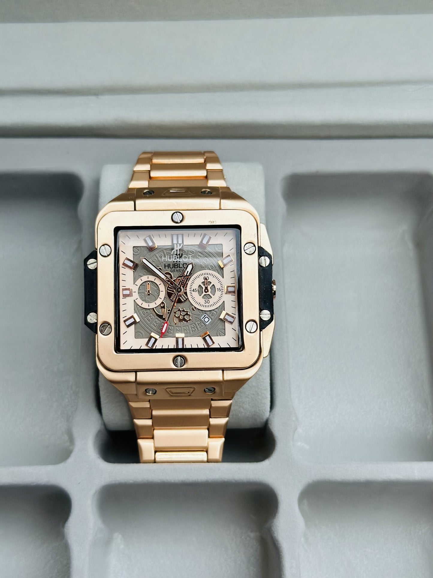 Hublot Square Bang Rose Gold